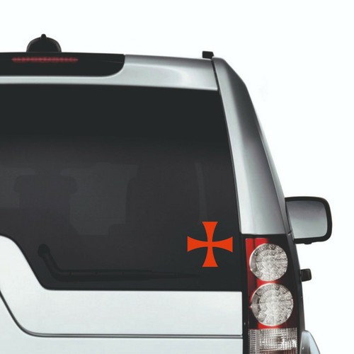 Knights templar cross sticker - knights,