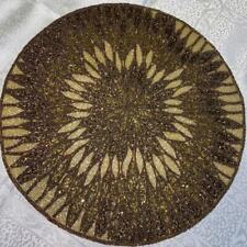 2 x Tone of Gold Glass beaded placemat| Table mat ideal for decorative tables 