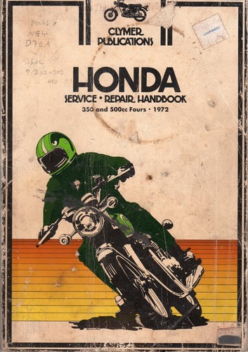 1972 clymer honda motorcycle - 1972,