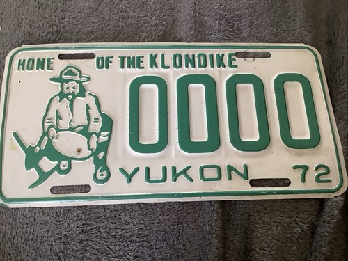 1972 yukon sample plate 0000 - 1972,