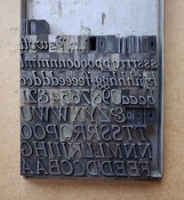 metal Printers type 60 point