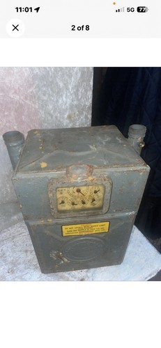 Vintage gas metre george orme - metre,