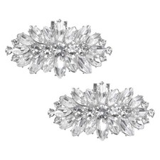 2pcs Rhinestone Shoe Clips