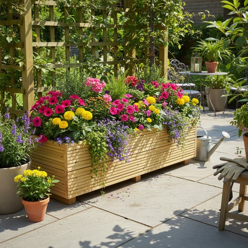 Large long 120cm garden - 120cm, (4ft)