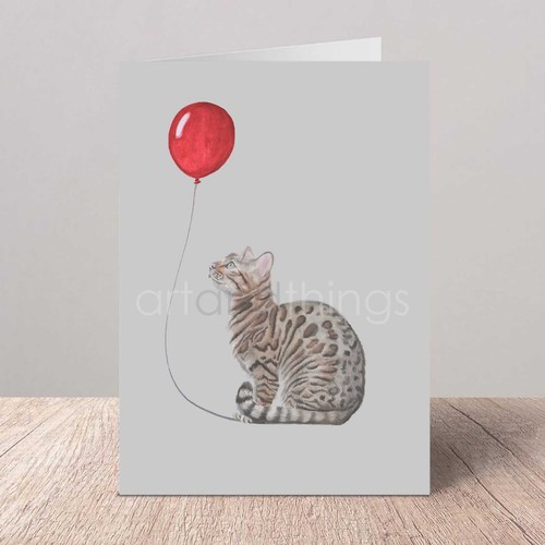 Bengal cat birthday - cat, or