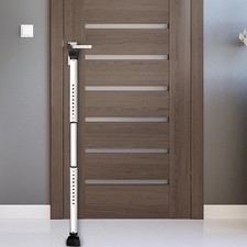 HOMGEN Adjustable Security Bar Door Brace 3-Stage Adjustable (84cm-113cm) Door