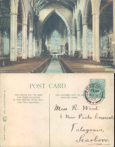 Botolph church interior - botolph's,