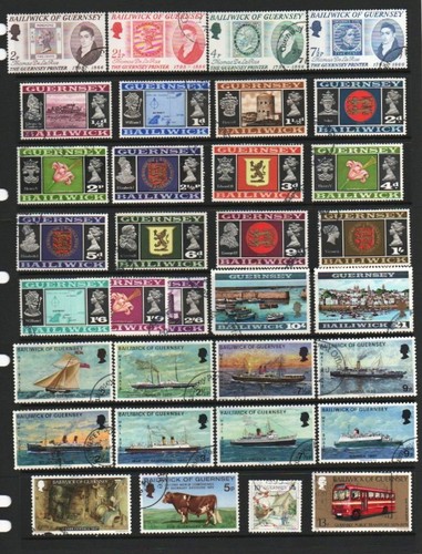 Guernsey stamps used - guernsey,