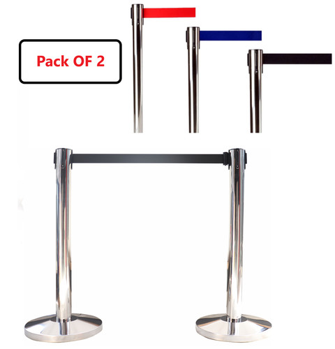 Retractable belt barrier - belt,