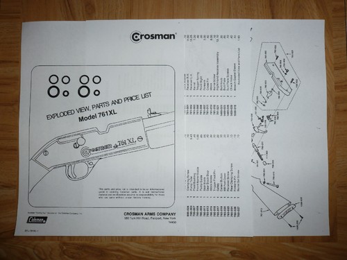 Crosman 761xl two - crosman, (pre
