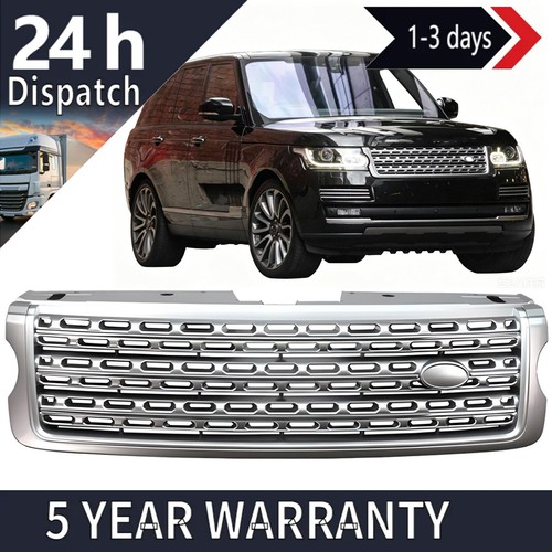 Silver front grille fits range - silver,
