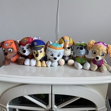 Paw Patrol Soft Toy Plush Teddy Ryder Sky Marshall Everest Rubble Set x 7 bundle