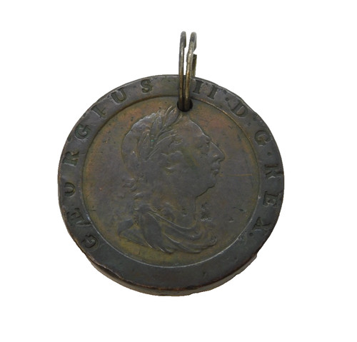 George iii copper cartwheel - george,