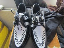 Mens Creepers Black and white