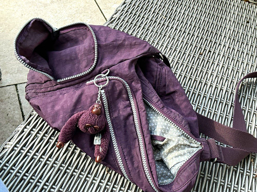 Kipling purple nylon small - purple,