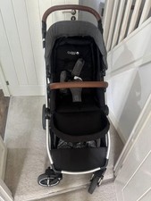 Cuggl Ebony Deluxe Foldable Pushchair Pram for Children 0-36 Months 15kg