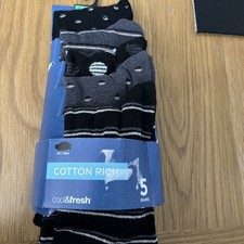 EX M&S MENS BLACK MIX COOL &