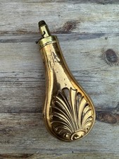 Antique  Patent Brass & Copper Powder Flask