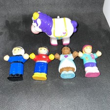 Wow Toy Figures - Pony, Polly, Princess, 2 racing car drivers