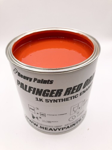 Palfinger crane red orange - crane,