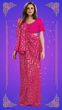 Pink Sari Costume - Indian