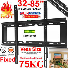 TV WALL BRACKET MOUNT FOR 32 40 50 70 UP TO 85 INCH UNIVERSAL LED LCD QLED