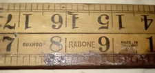 VINTAGE JOHN RABONE No: 1167 BOXWOOD IMPERIAL 2ft FOLDING RULE    (ST2)
