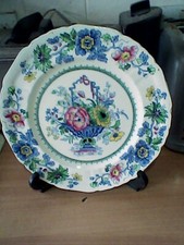 Masons Strathmore plate   Blue 8 "