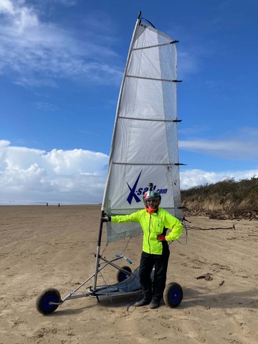 Sail land yacht - x-,