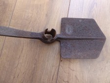 WW1 British Army Entrenching Tool Head, dated 1916, no handle, Somme relic