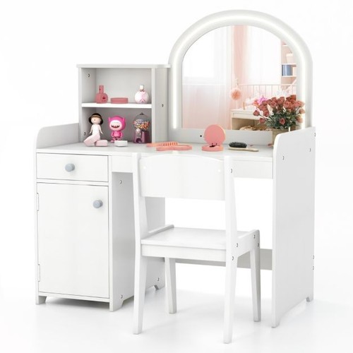 Costway kids vanity table and - table,