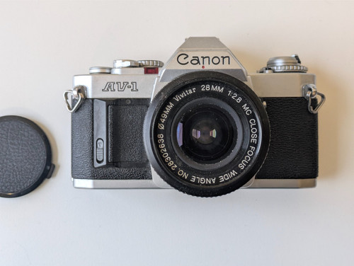 Canon 35mm slr film - canon, av-1