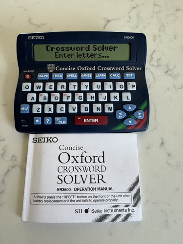 Seiko concise oxford crossword - concise,