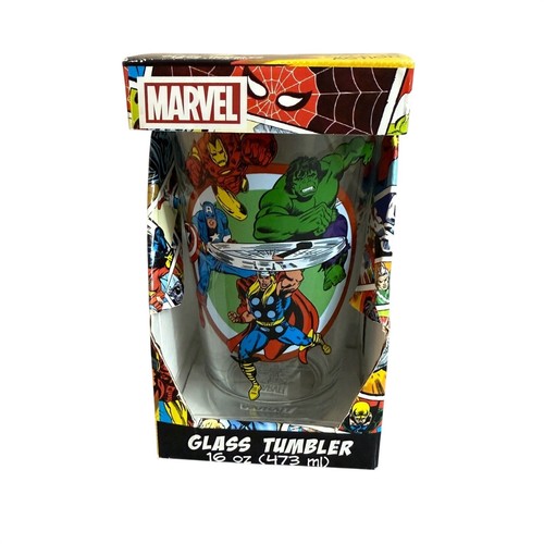 Marvel comics glass tumbler - comics,