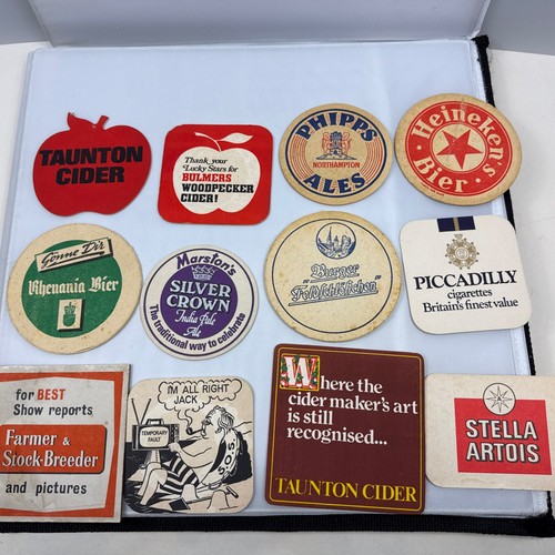 Vintage beer mats 50s - beer,