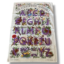 VTG Tea towel countryside