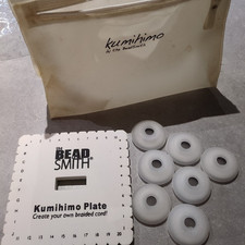 The Beadsmith Kumihimo Plate And Thread Bobbins