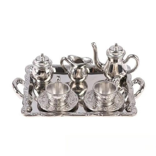 Miniature tea set with - tea,