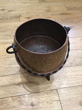 Vintage French Copper Cauldron