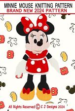 Minnie Mouse Knitting Pattern DK 16 inches 40 cms  DK Yarn BRAND NEW!! FAB!! GR8