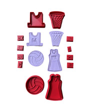 Netball dress bibs cookie