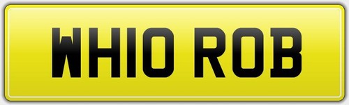 Personalised who robert car - robert,