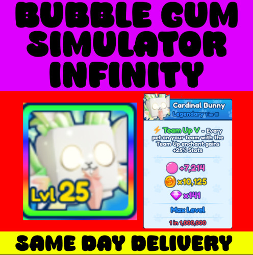 Cardinal bunny bgsi bubble - |,