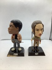 Funko Wacky Wobbler Bobble Heads Rey & Finn Star Wars