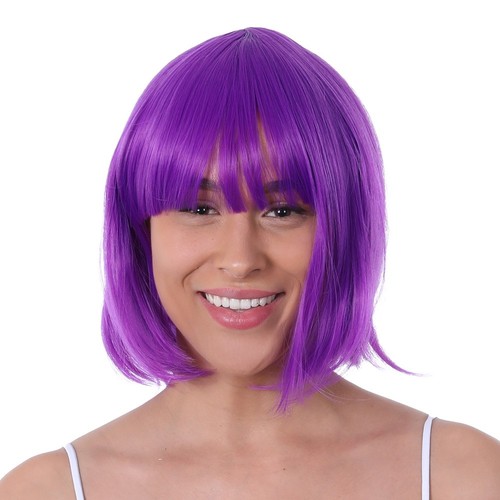 Short bob wig with bangs - bob,