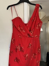 Red Asymmetric Fringe Cold