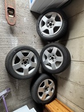 Genuine Audi Wheels 5 Spoke With Tyres Plenty Of Tread 205 / 55 / 16 Size