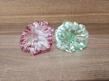 Two hand blown glass - two,