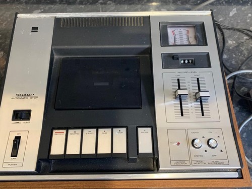 Sharp stereo cassette deck - sharp,