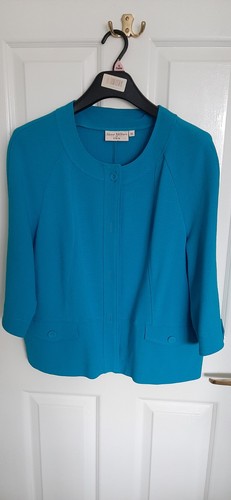 Ladies turquoise collarless - ladies,